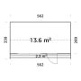 MINIHUS PALMAKO REBEKKA 13,6M²