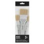 PENSELSET LIQUITEX BASICS AKRYL  3-PACK