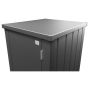 FÖRVARINGSSKÅP BIOHORT JULIA L METALLIC MÖRKGRÅ 0,68M²