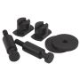 KROK FIBROTECH DOTS TILL AKUSTIKPANEL SVART 2-PACK