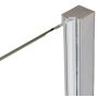 VÄGGPROFIL SCANBAD FLEXI TILL MODELL A, B, C KROM 200CM