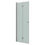 DUSCHDÖRR SCANBAD FLEXI VIKDÖRR SATIN/FROST 90CM