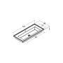 TVÄTTSTÄLL SCANBAD LINTEL PORSLIN VIT 100CM 
