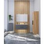 TVÄTTSTÄLL DUBBEL SCANBAD LINTEL PORSLIN VIT 120CM
