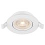 SPOTLIGHT MARKSLÖJD VELA INFÄLLD 4,9W IP44 DIM-TO-WARM VIT 3-PACK