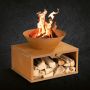 ELDFAT LANDMANN CORTEN FIRE BOWL 