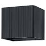 VÄGGLAMPA OSRAM ENDURA STRIPED CUBE MÖRKGRÅ