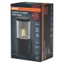 VÄGGLAMPA OSRAM ENDURA EBRO MÖRKGRÅ