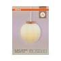 PENDELLAMPA OSRAM DECOR GLASS LANTERN VIT