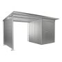 SIDOVÄGG BIOHORT AVANTGARDE A1/A5 METALLIC SILVER 