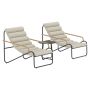 LOUNGESET VENTURE HOME ITHAKA SVART/BEIGE