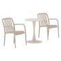 CAFÉSET VENTURE HOME LIMNOS +2 STOLAR BEIGE
