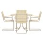 MATGRUPP VENTURE HOME HOLMSUND + 4 STOLAR BEIGE 