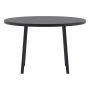 MATBORD VENTURE HOME GIARDINI Ø120CM SVART 