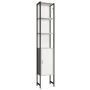 HÖGSKÅP VCM EDINO 33CM VIT/SVART