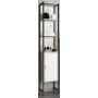 HÖGSKÅP VCM EDINO 33CM VIT/SVART