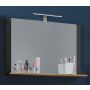SPEGEL VCM LENDAS VCB10 MAXI 80CM ANTRACIT/EK