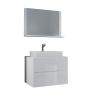 BADRUMSMÖBEL VCM LENDAS M SPEGEL 80CM VIT