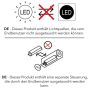 LED-BELYSNING VCM BLINO SVART