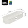 FÖRVARINGSKORG SMARTSTORE ESSENCE SLIM 1,3L VIT