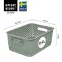 FÖRVARINGSKORG SMARTSTORE ESSENCE L 11,4L GRÅGRÖN