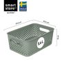 FÖRVARINGSKORG SMARTSTORE ESSENCE M 5,6L GRÅGRÖN