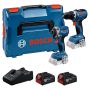 VERKTYGPAKET BOSCH PROFESSIONAL GSR/GDR 18V 2X5,0AH 