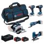 VERKTYGPAKET BOSCH PROFESSIONAL 18V 2X5,0AH 