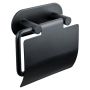 TOALETTPAPPERSHÅLLARE THEOFILS TOURS SJÄLVHÄFTANDE MED LOCK MATT SVART