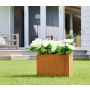 PLANTERINGSLÅDA GROUW CORTENSTÅL 40X30X30CM ROST  