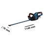 HÄCKSAX BOSCH PROFESSIONAL GHE 18V-60 II 18V UTAN BATTERI 
