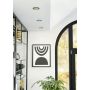 SPOTLIGHT EGLO YEBRA INFÄLLD LED 4.8W IP44 DIMBAR SVART