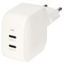 VÄGGLADDARE NEDIS 35W 2XUSB-C VIT