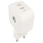 VÄGGLADDARE NEDIS 45W 2XUSB-C VIT