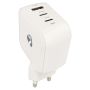 VÄGGLADDARE NEDIS 70W USB-A, 2XUSB-C