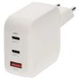 VÄGGLADDARE NEDIS 100W USB/2XUSB-C VIT