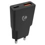 VÄGGLADDARE NEDIS 30W USB/USB-C SVART