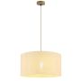 PENDELLAMPA GLOBO JULE E27 BEIGE