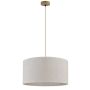 PENDELLAMPA GLOBO JULE E27 BEIGE