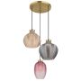 PENDELLAMPA GLOBO JESSICA E27 3L Ø45CM FLERFÄRGAD