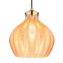 PENDELLAMPA GLOBO JESSICA E27 AMBER