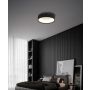 PLAFOND GLOBO KEMP LED SVART