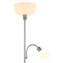 GOLVLAMPA GLOBO HINTON E27/E14 2L SILVER