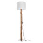 GOLVLAMPA GLOBO NORIN E27 NATUR/VIT
