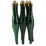 JULGRANSDEKORATION DROPPE 9CM GRÖN 9-PACK