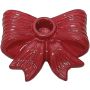 LJUSSTAKE ROSETT 12CM RÖD