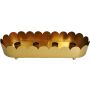 LJUSSTAKE 30X10,5CM GULD