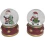 SNÖGLOB TOMTE/SNÖGUBBE 6CM 2-PACK