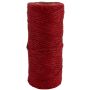 PRESENTSNÖRE 2MMX50M JUTE RÖD