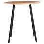 SIDOBORD DAY Ø40CM SVART/BRUN